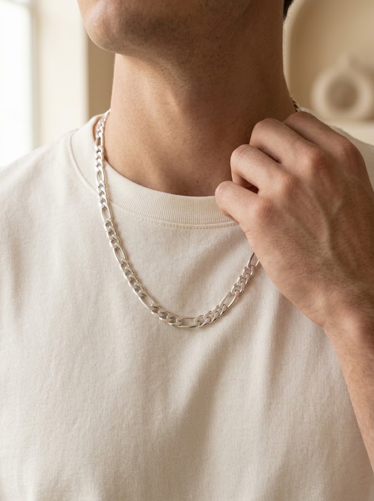 Foto referência do TPV Studio IA: Corrente masculina